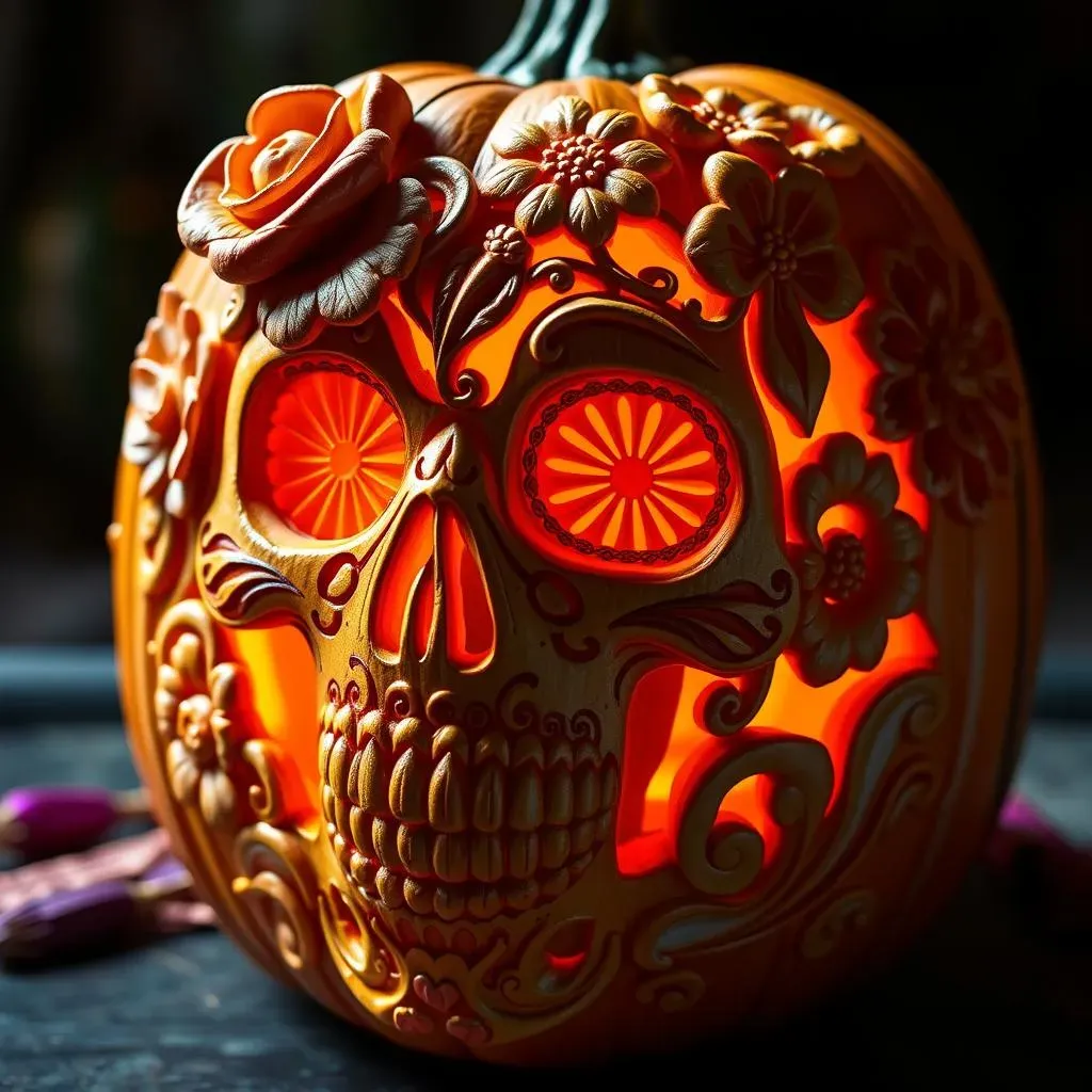 Intricate Skull Pumpkin Designs: Level Up Your Carving Game