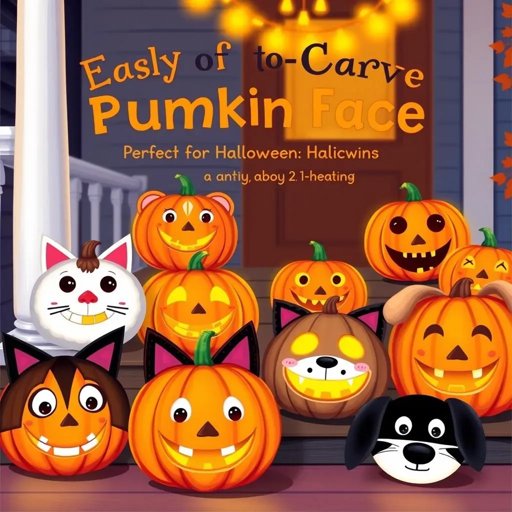 KidFriendly Frights: Cute and Easy Scary Pumpkin Faces