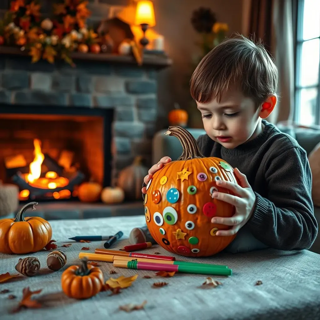 KidFriendly Halloween Pumpkin Decorating Ideas on Pinterest