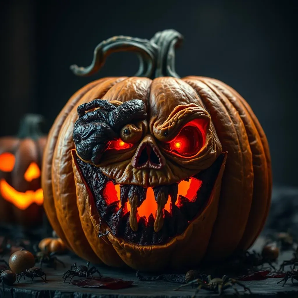 Level Up Your JackO'Lantern Game with Seriously Scary Carved Pumpkin Ideas