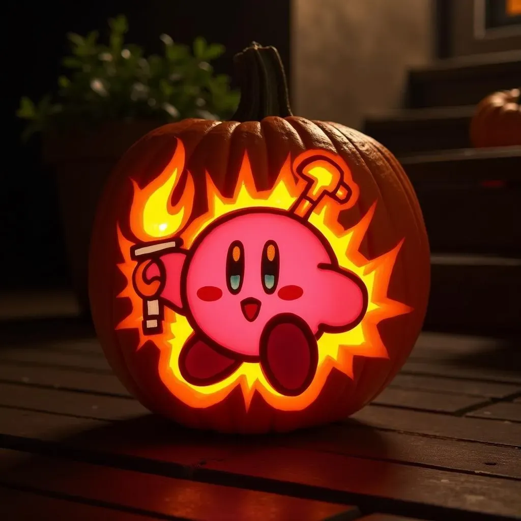 Level Up Your Pumpkin Carving Game with Kirby