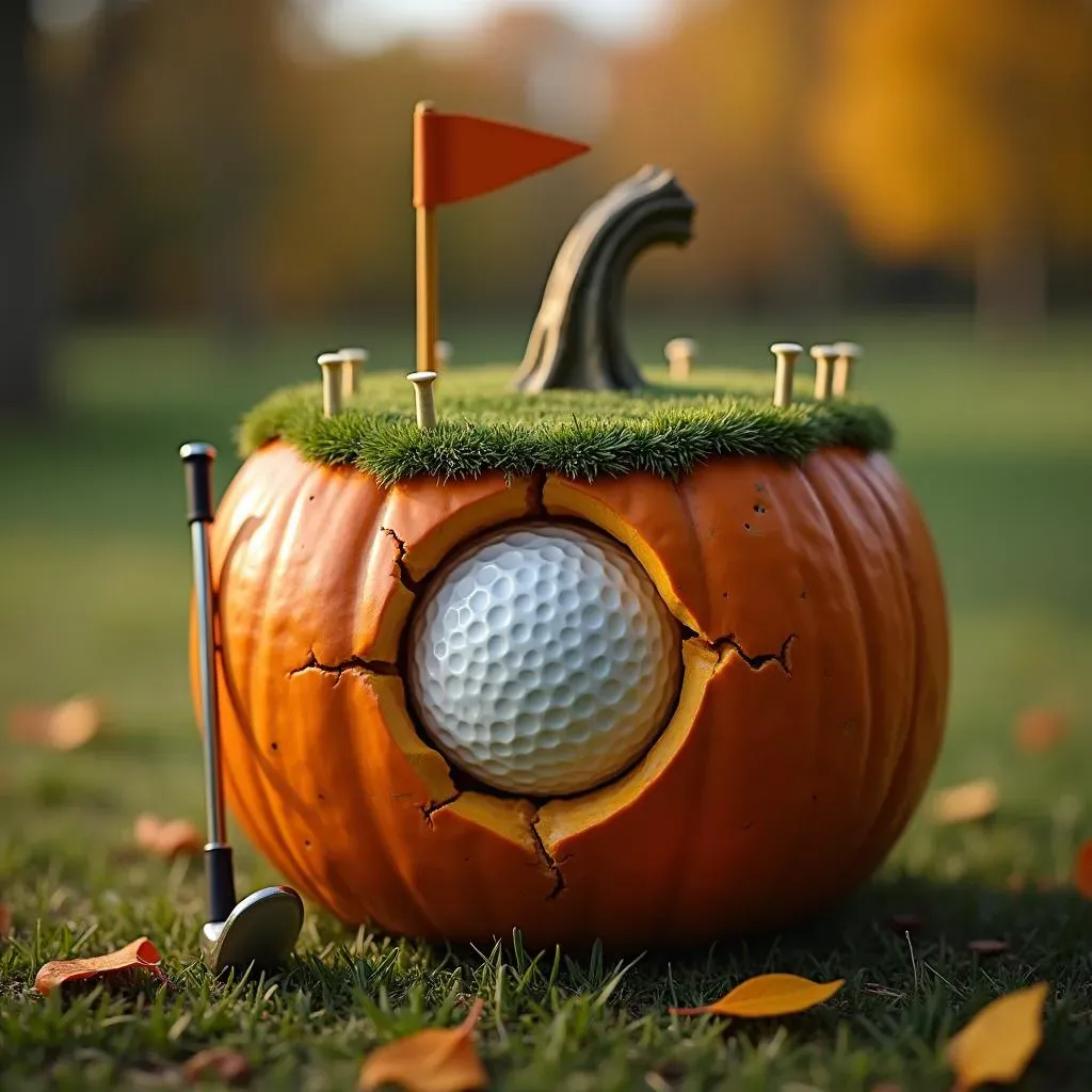 Level Up Your Pumpkin: Incorporating Real Golf Gear