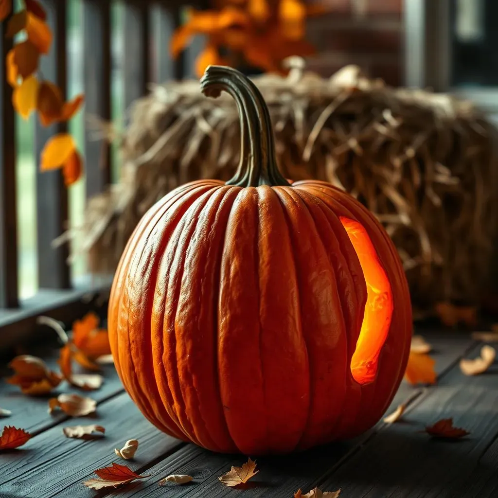 Lighting and Displaying Your Carved Pumpkin Simple Ideas