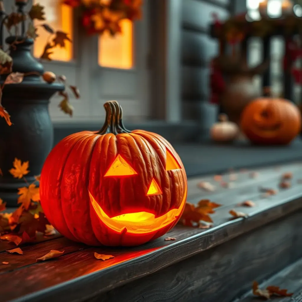 Lighting and Displaying Your Carved Pumpkin