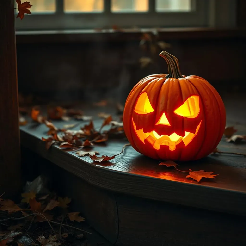 Lighting and Displaying Your Simple Carved Pumpkins