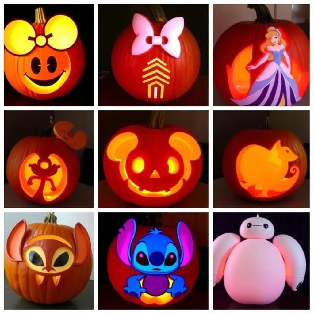 Magical Disney Characters: Cute Pumpkin Carving Ideas