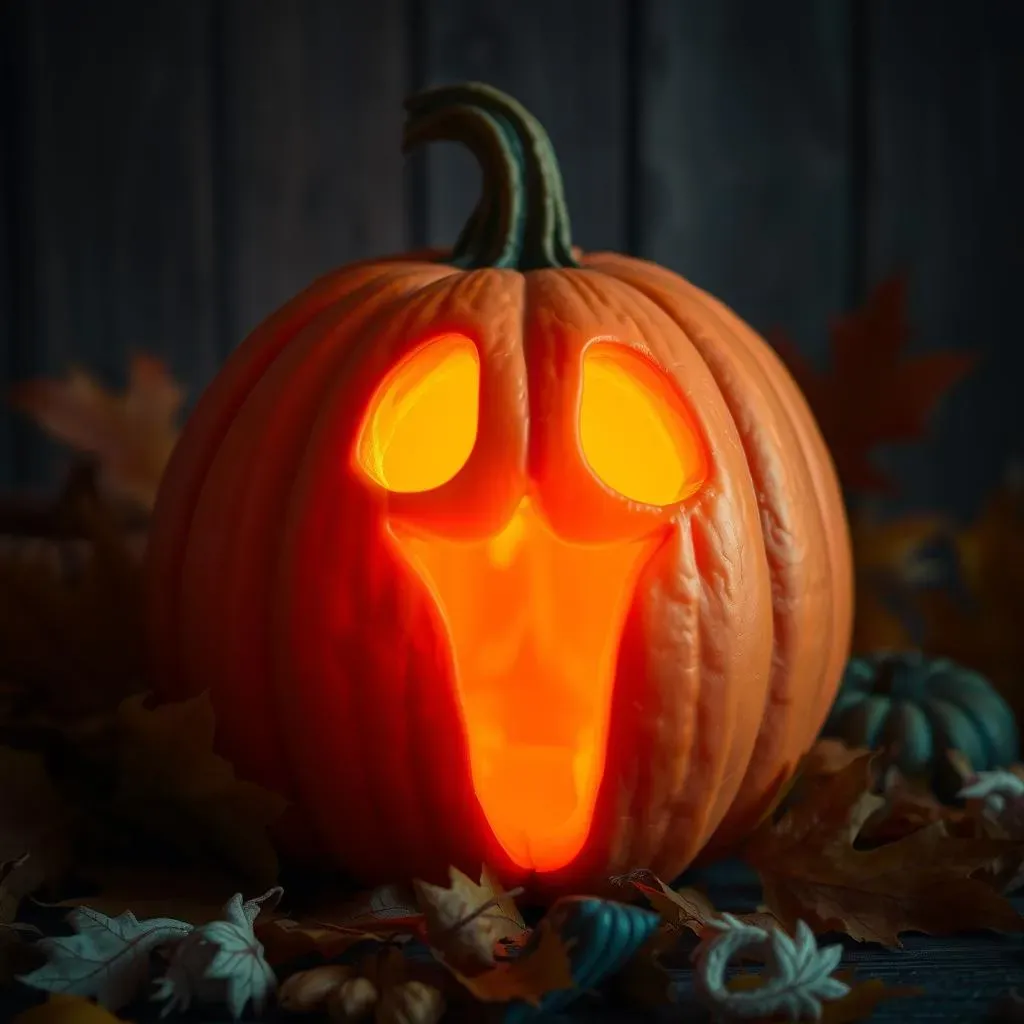 Making it Glow: Lighting Up Your Cute Ghost Pumpkin