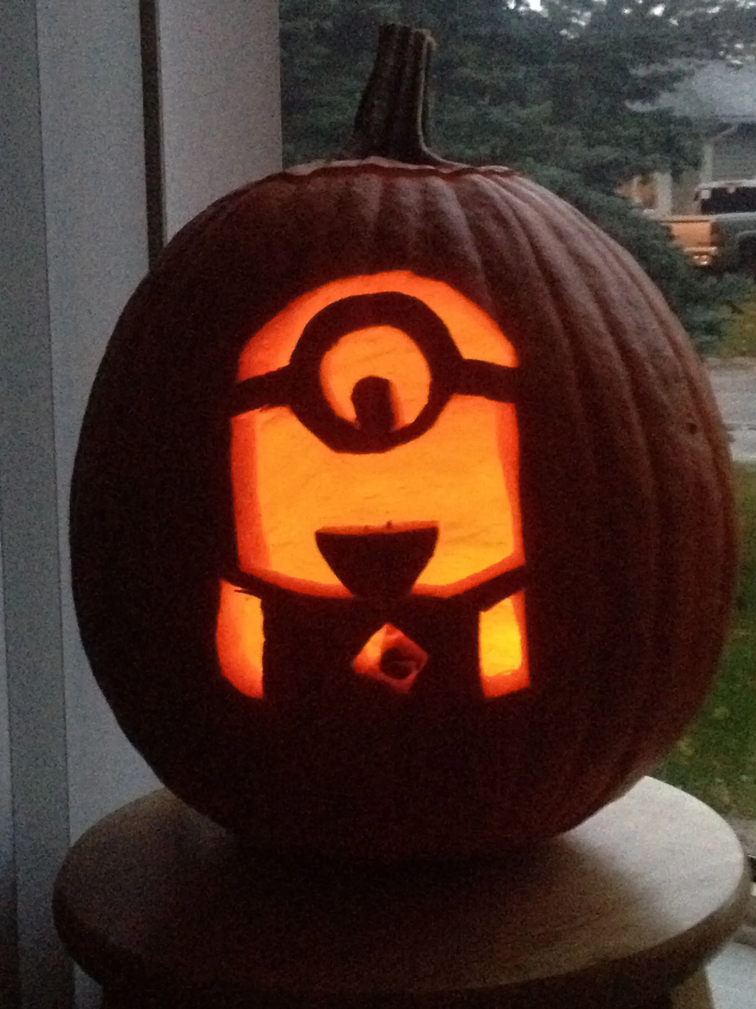 Making Your Easy Minion Pumpkin Creation Shine