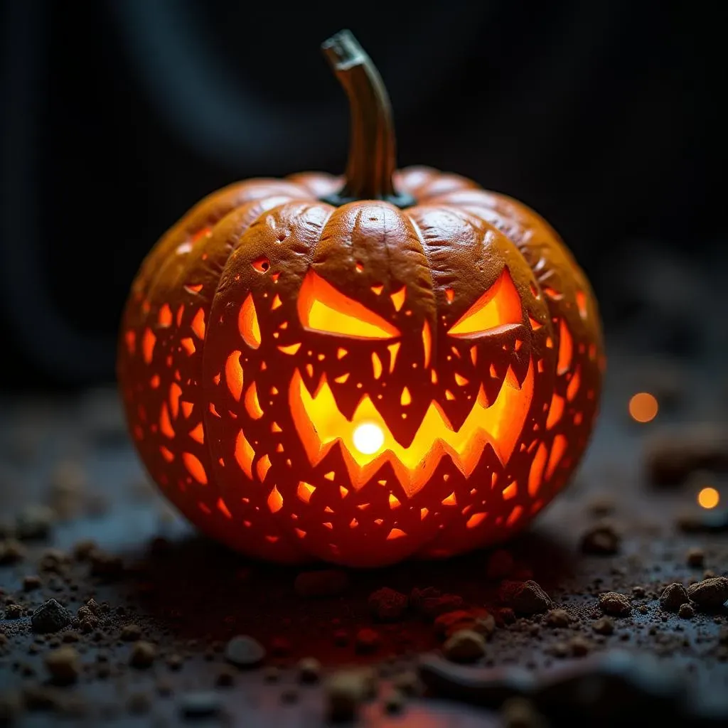 Masterful Miniatures: Advanced Cool Small Pumpkin Carving Designs