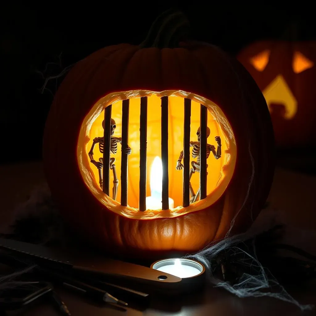 Materials for Your Jail Cell Pumpkin Carving