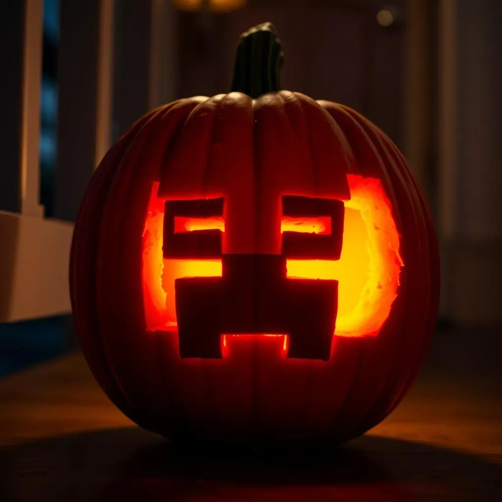 Minecraft Pumpkin Carving: Easy Starter Designs