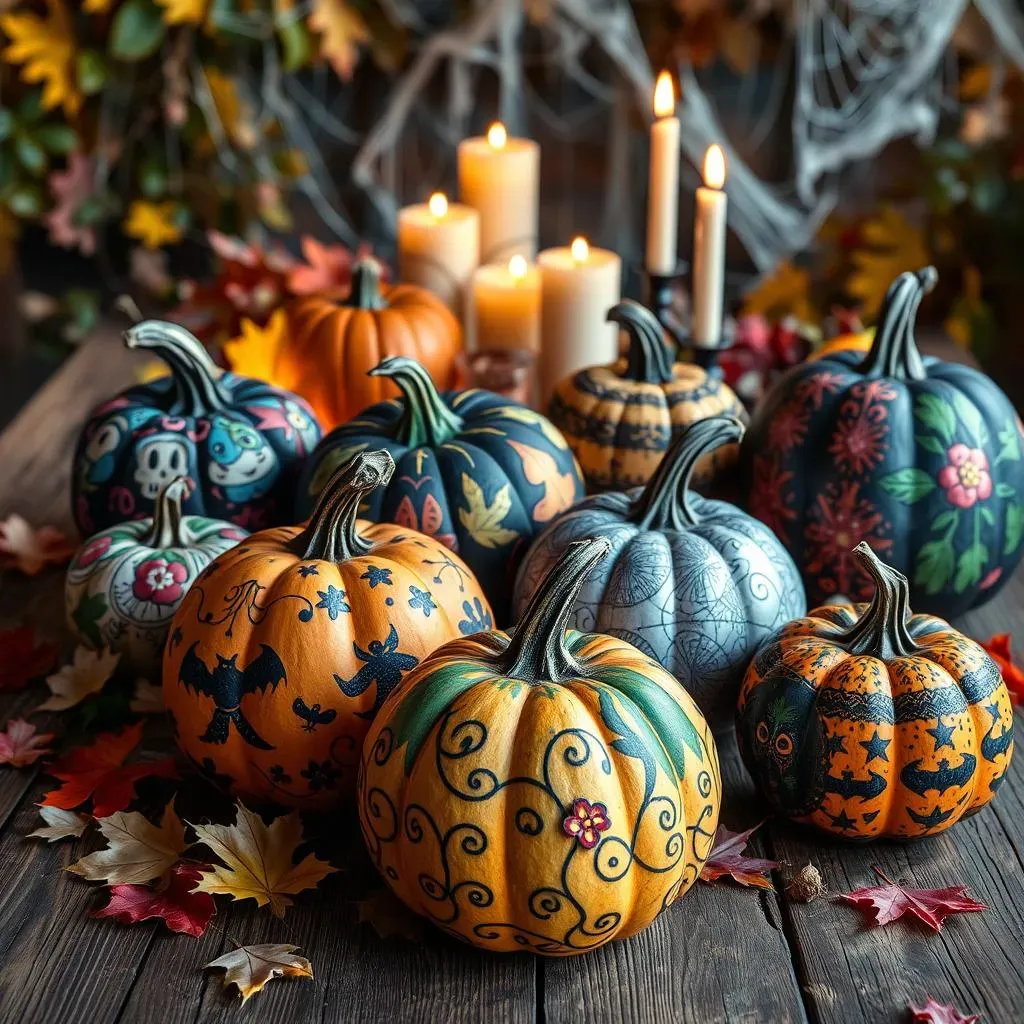 Amazing No Carve Halloween Pumpkin Decorating Ideas