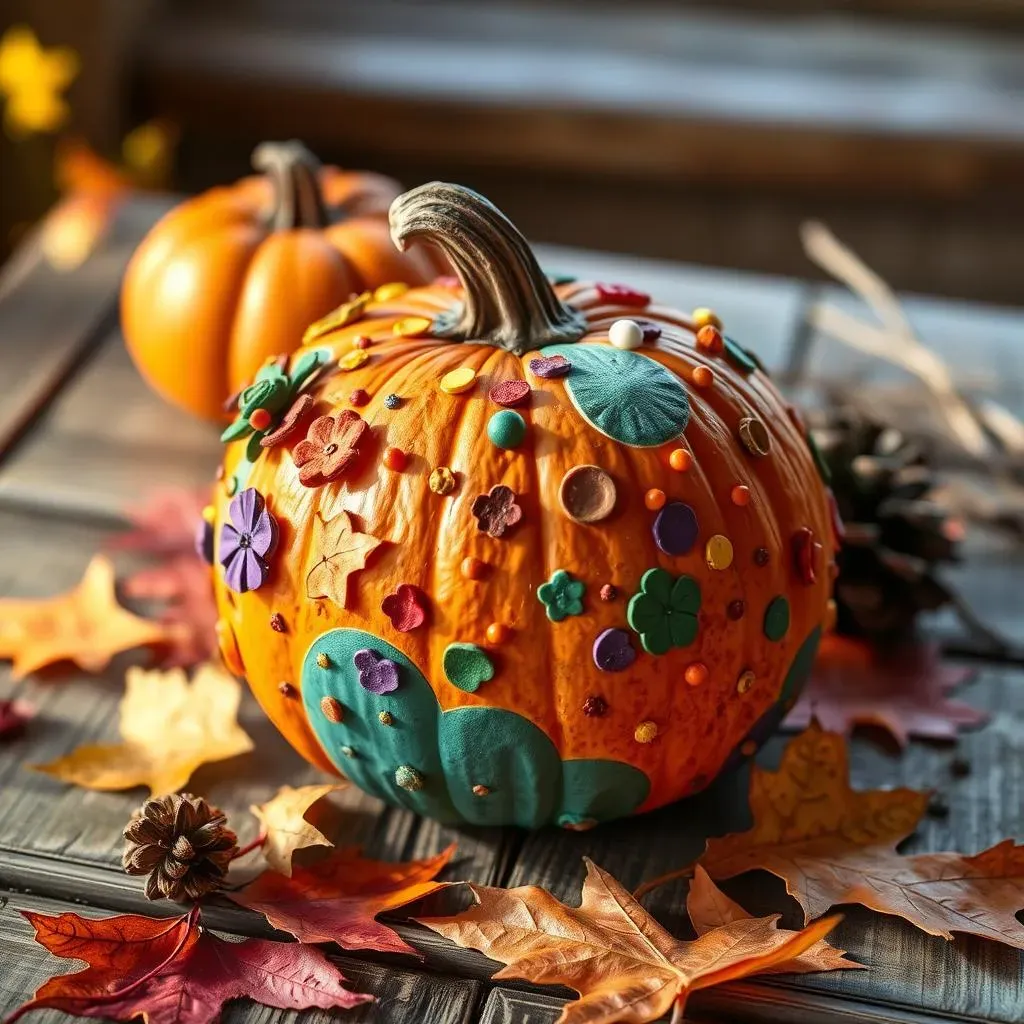 No Carve, No Problem: Simple Creative Pumpkin Decoration