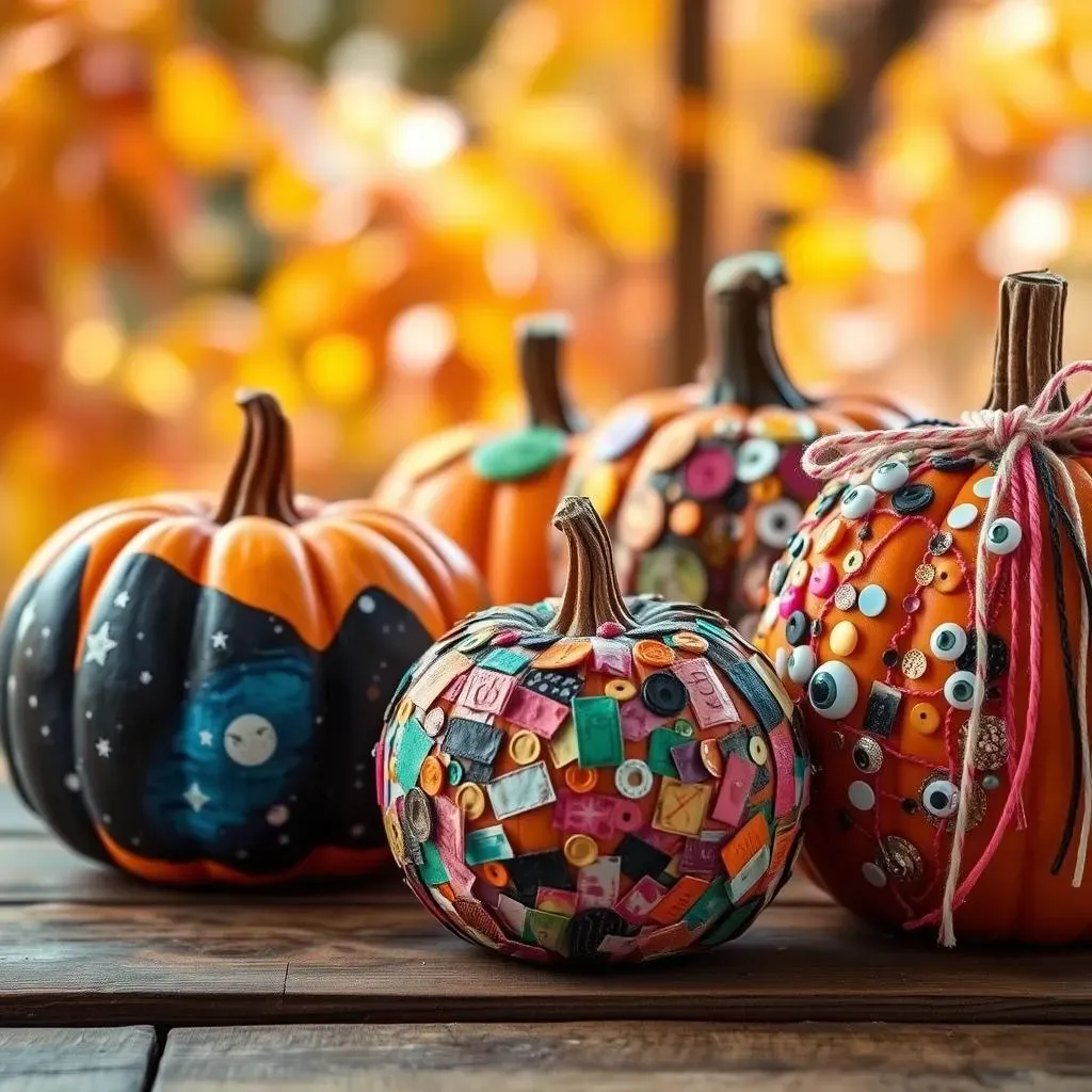 NoCarve Creations: Alternative Simple Cool Pumpkin Decorating Ideas