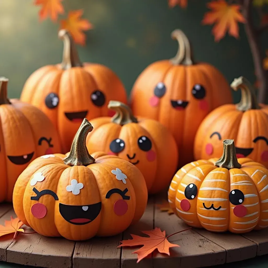 NoCarve Cute Pumpkin Decorating Projects