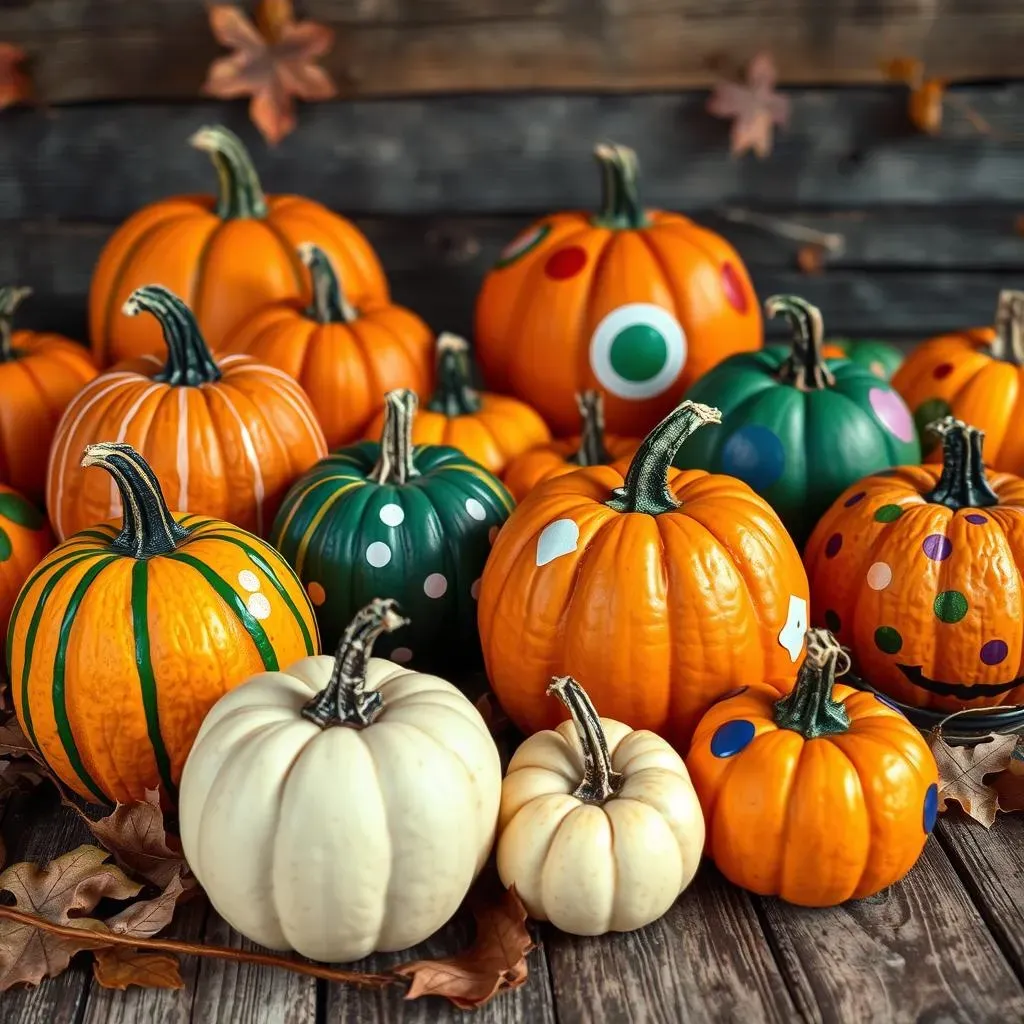 NoCarve Cute Pumpkin Ideas: Paint, Stickers, and More