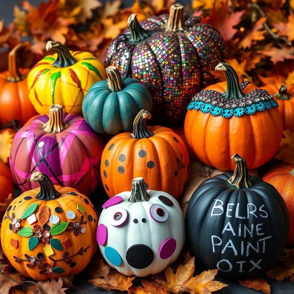 NoCarve Halloween Pumpkin Decorating Ideas for Contests