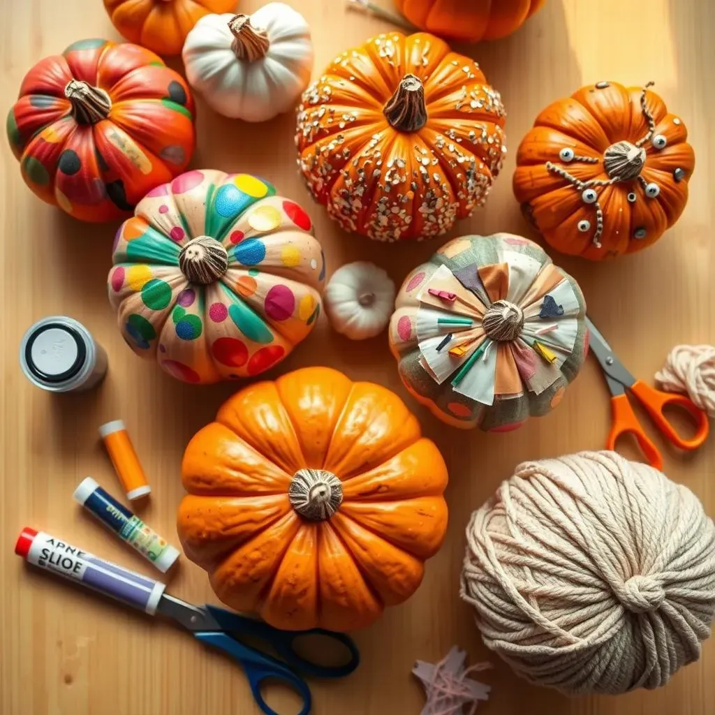 NoCarve is Cool Too: Easy Pumpkin Decorating Ideas