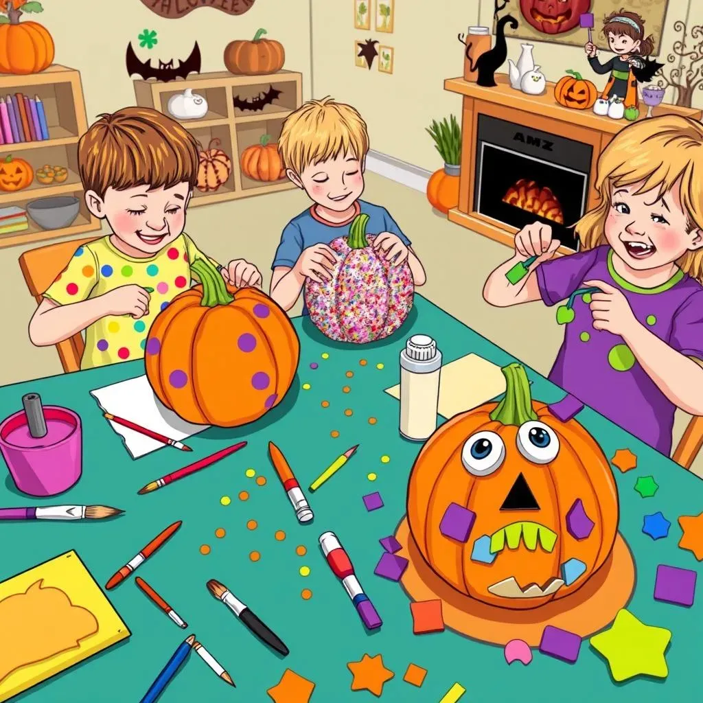 NoCarve Pumpkin Decorating Ideas for Kids: Painting, Glitter & Crafts