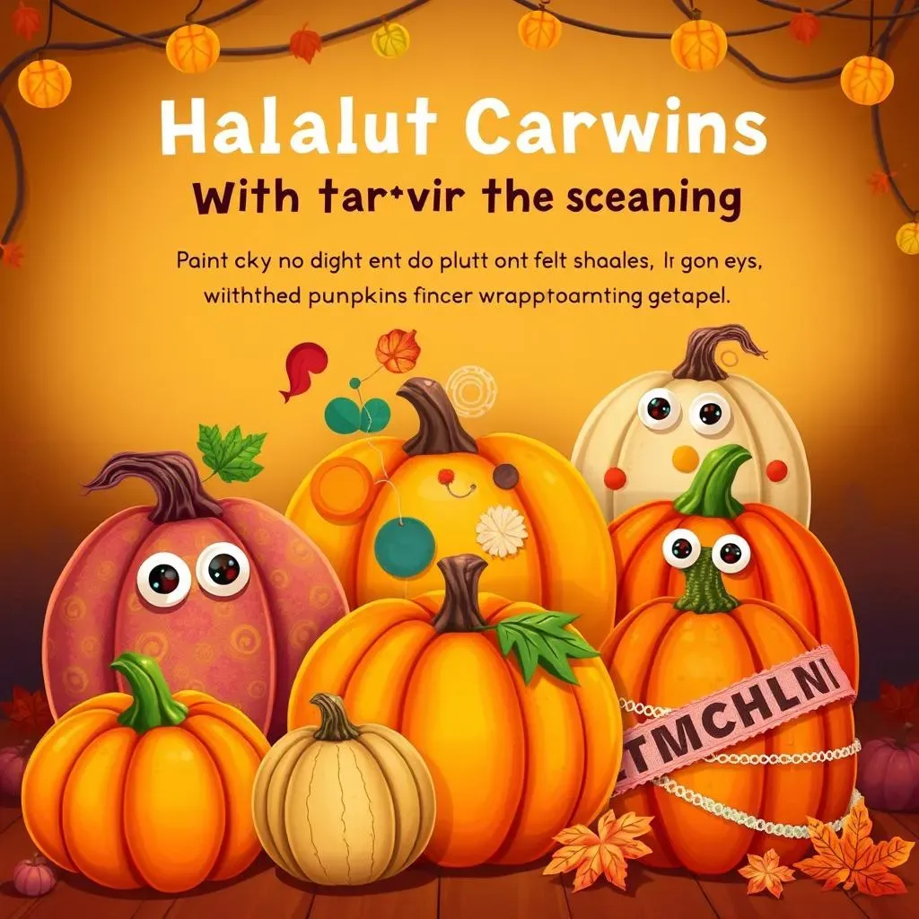 NoCarve Pumpkin Decorating Ideas