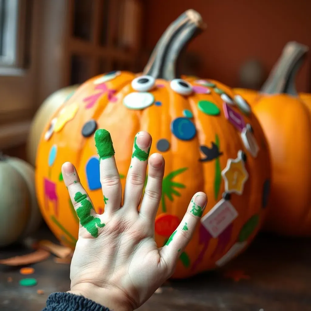 NoCarve Pumpkin Decorating: Safe & Simple