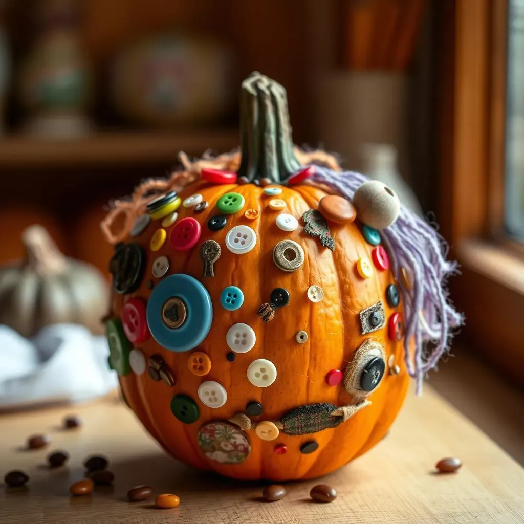 NoCarve Pumpkin Decorating with Everyday Items