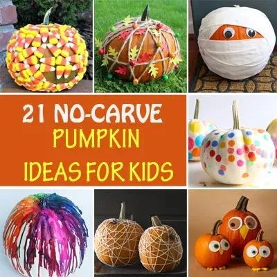 NoCarve Pumpkins: Ideas for All Ages and Skill Levels