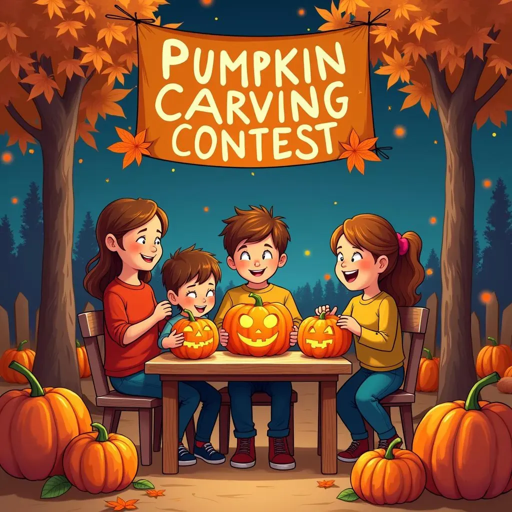 Organizing a Pumpkin Carving Contest at Your Kids' Fall Festival