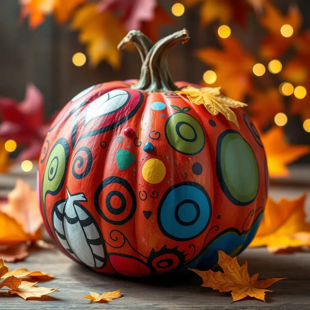 Painted Pumpkin Faces: No Carve Halloween Fun