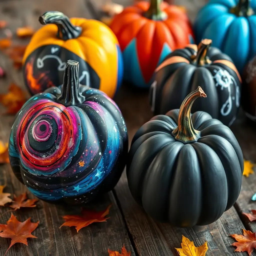 Painted Pumpkin Perfection: Cool No Carve Ideas