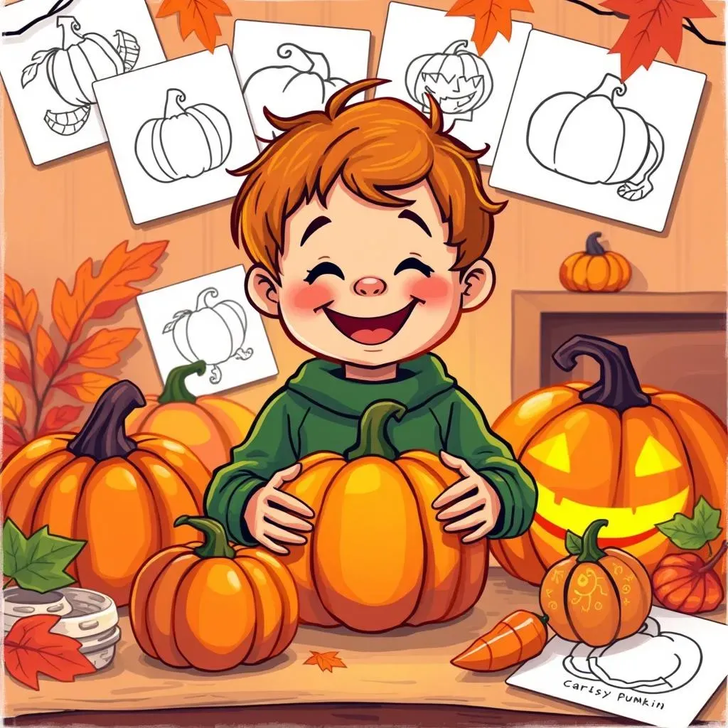 Printable Pumpkin Carving Stencils for Kids: Free Templates to Download