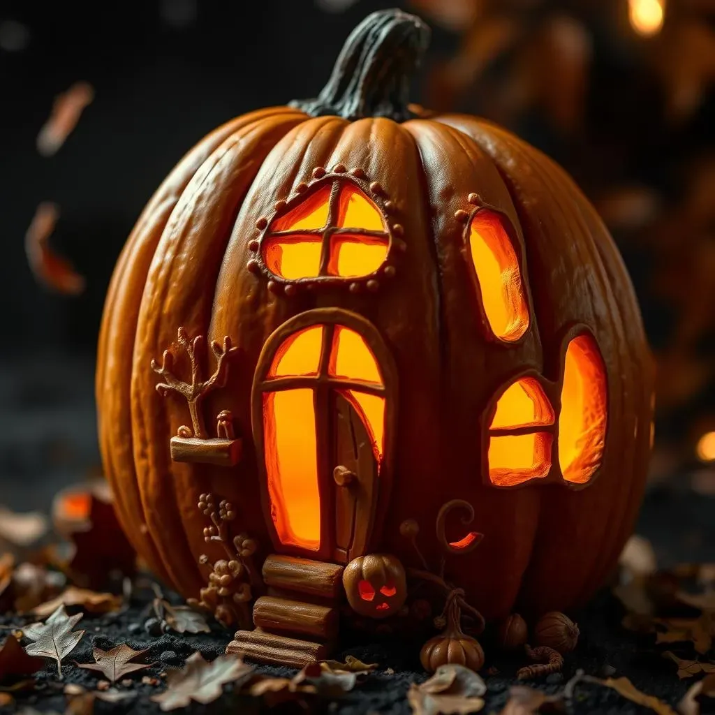 Amazing Pumpkin Carving Ideas House for Halloween!