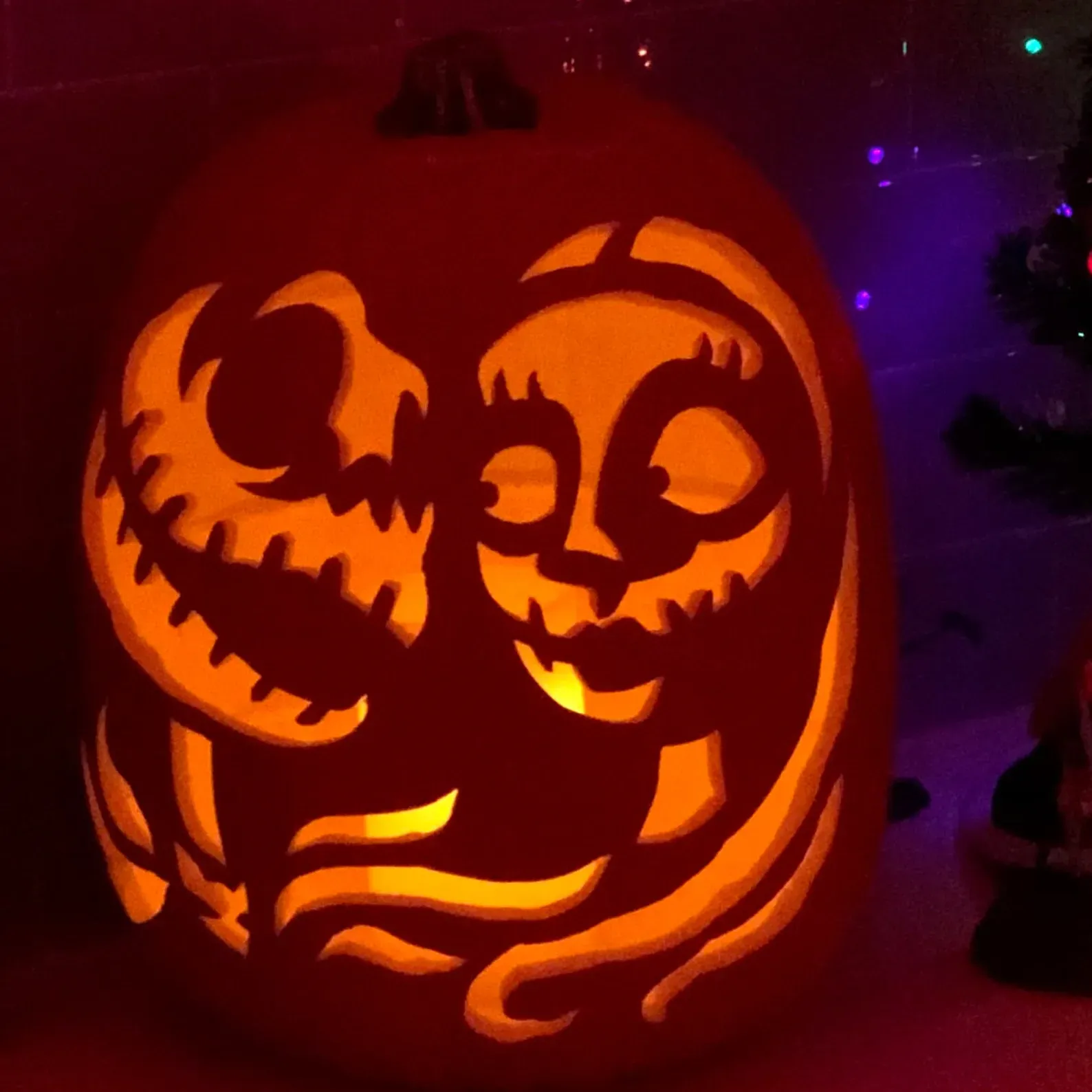 Amazing pumpkin carving ideas jack and sally