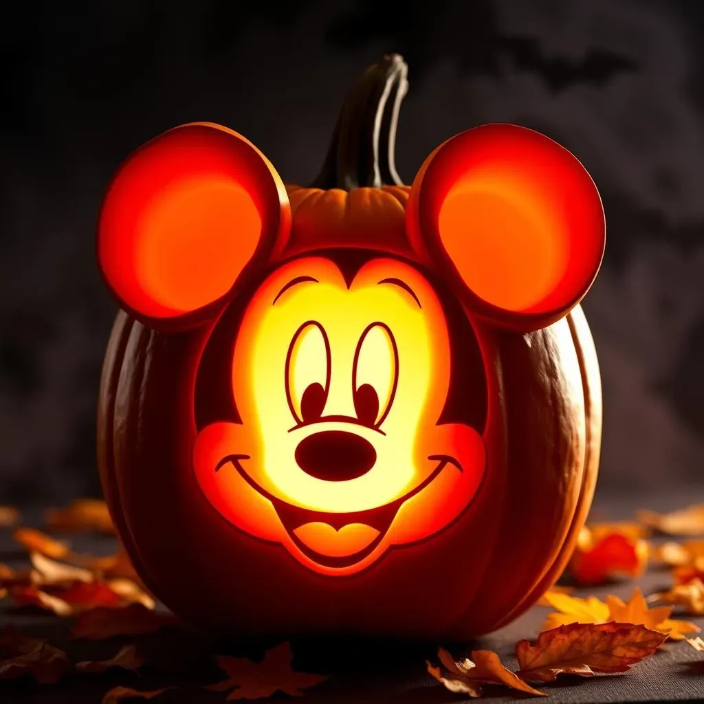 Amazing Pumpkin Carving Ideas Mickey Mouse for Halloween!