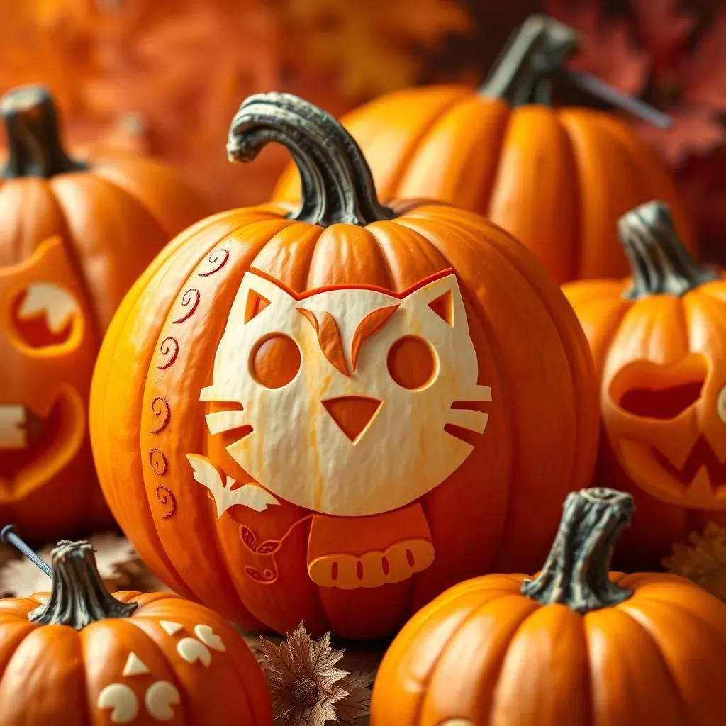 Amazing Pumpkin Carving Ideas Simple and Cute for You