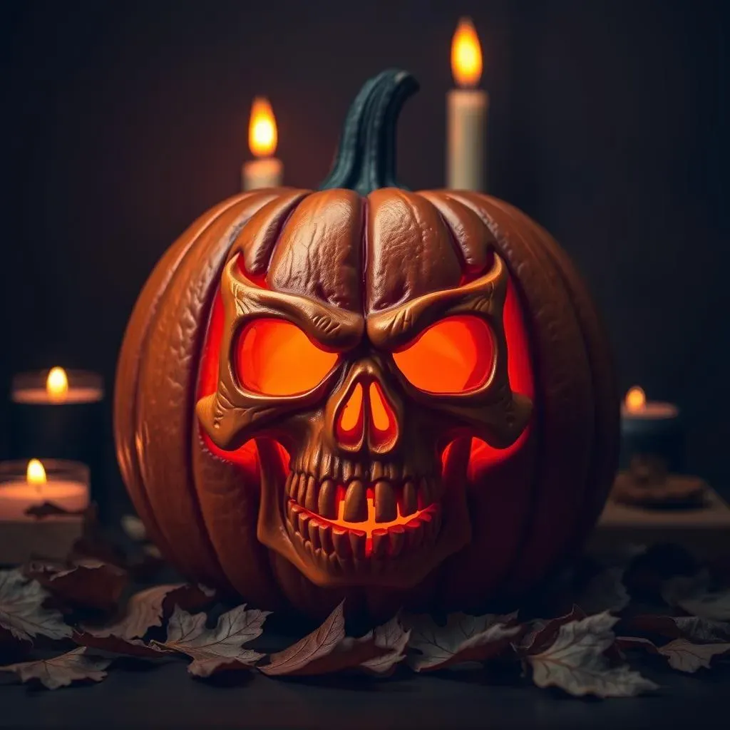 Ultimate Pumpkin Carving Ideas Skull for Halloween!