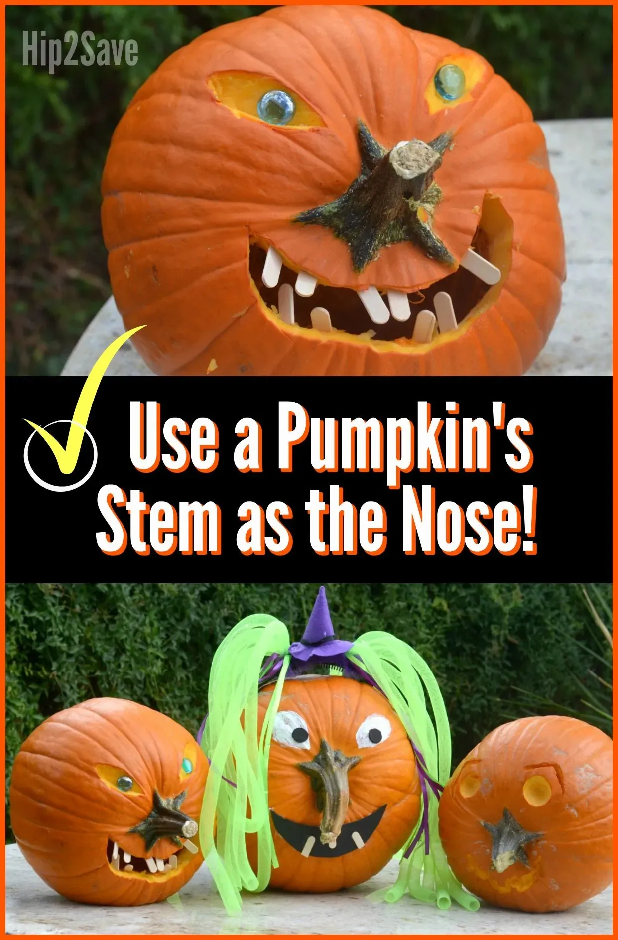 Pumpkin Carving Ideas Using the Stem: More Than Just a Nose