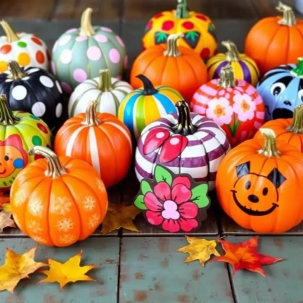 Pumpkin Painting Ideas: A NoCarve Extravaganza