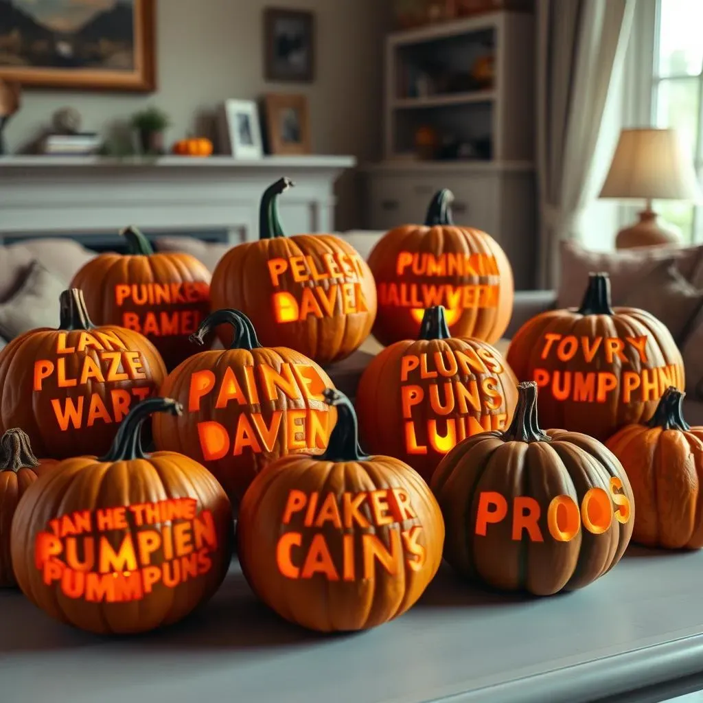 Punkins: Wordplay and Puns in Pumpkin Form