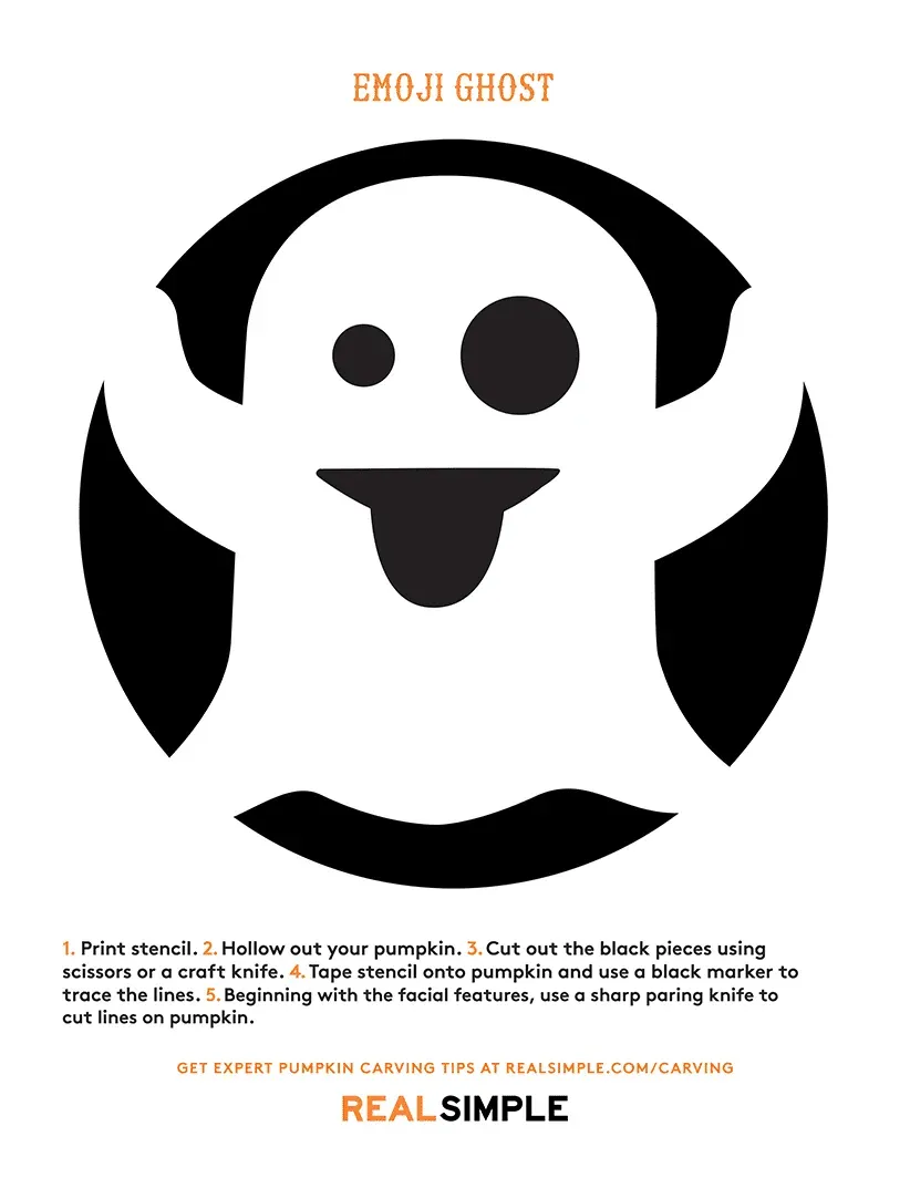 Master real simple pumpkin carving stencils
