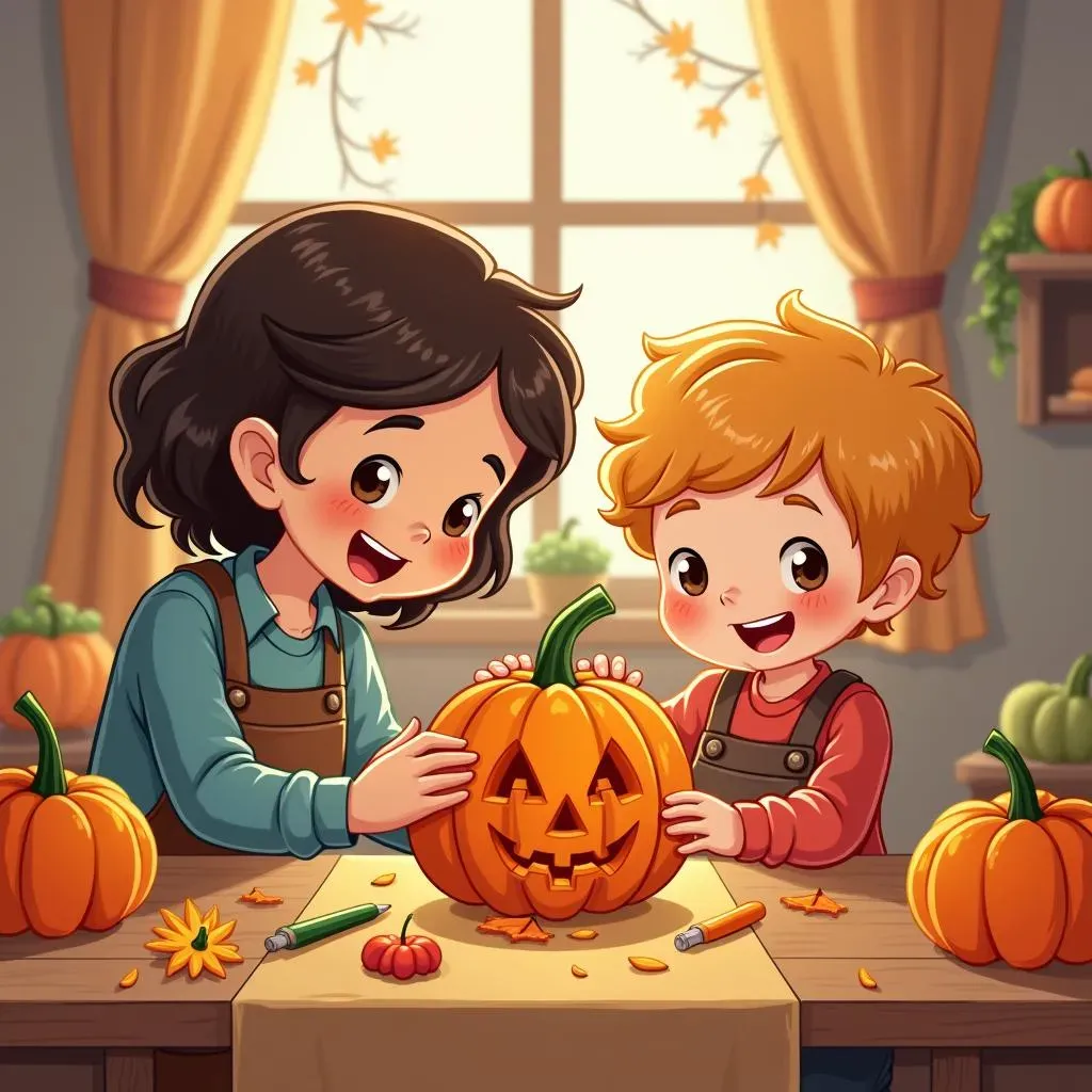 Safe Pumpkin Carving Techniques for Little Hands