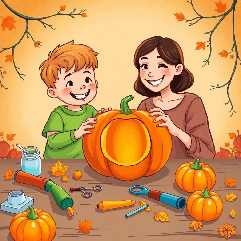 Safe Pumpkin Carving Tips for Kids' School Projects