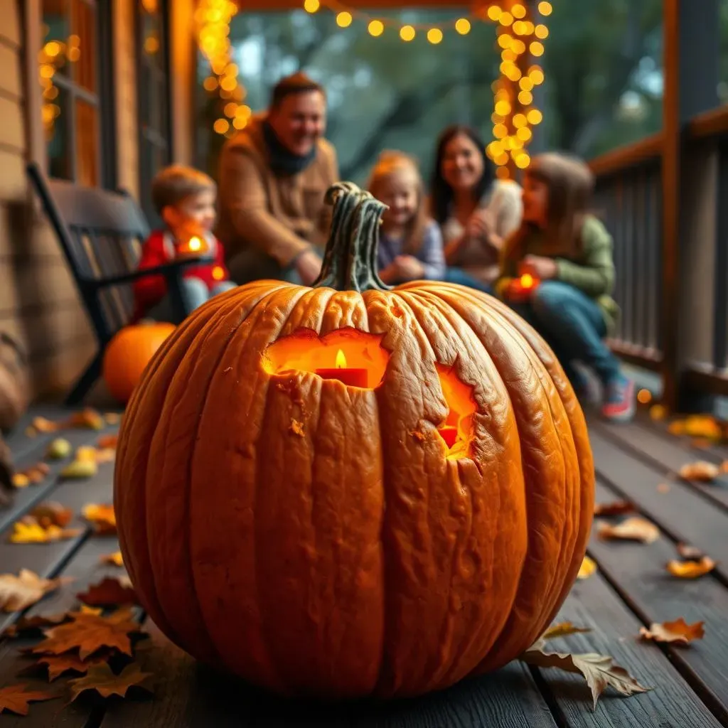 Safely Displaying Your DIY Carved Pumpkin