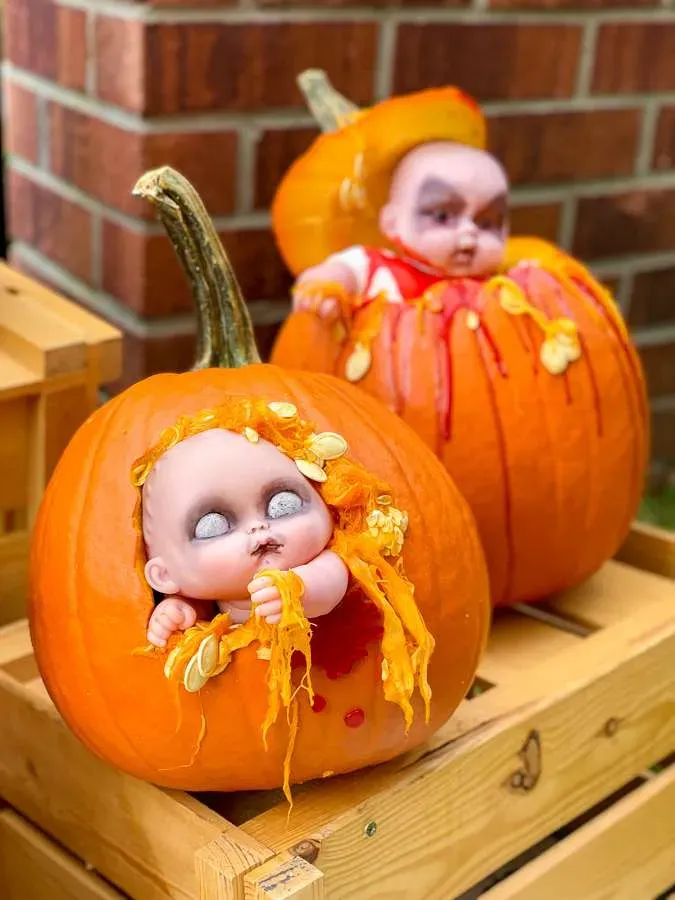 Terrifyingly Easy Scary Carving Pumpkin Ideas