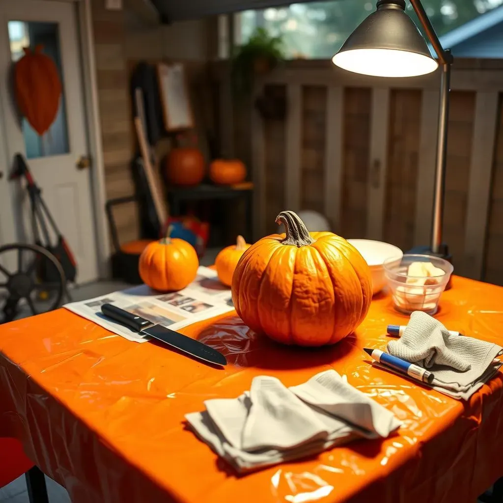 Setting Up Your Pumpkin Carving Station for Easy Designs