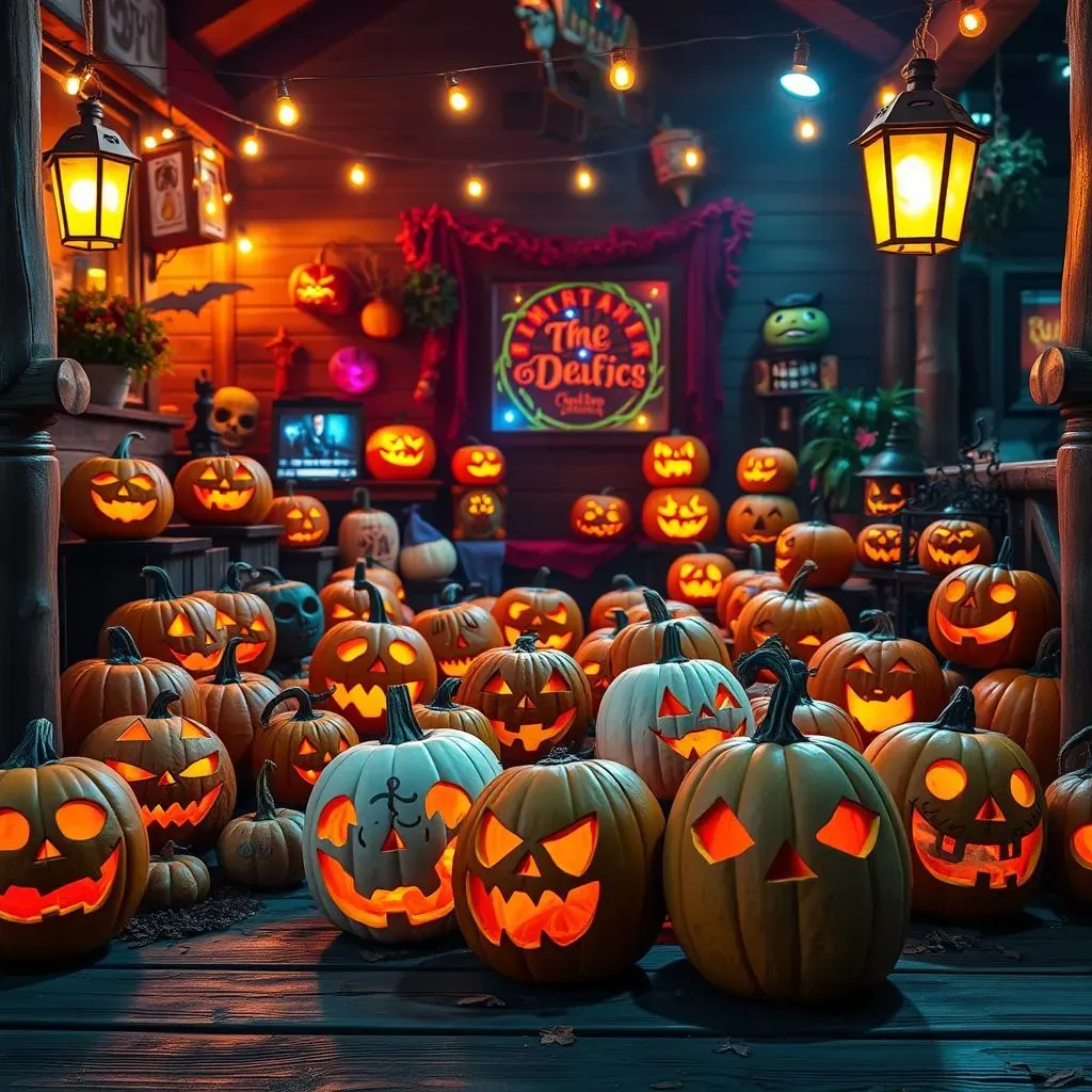 Showstopping MovieThemed Pumpkin Displays for Halloween