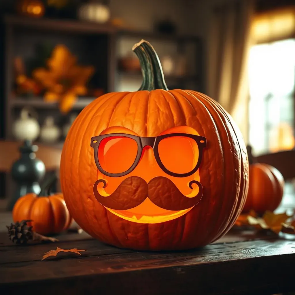 Silly Stencils: Funny Simple Pumpkin Carving Designs