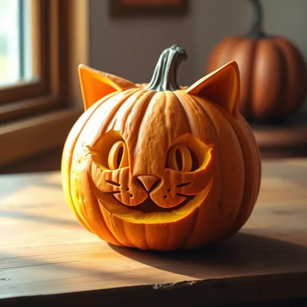 Simple and Cute Pumpkin Carving Designs