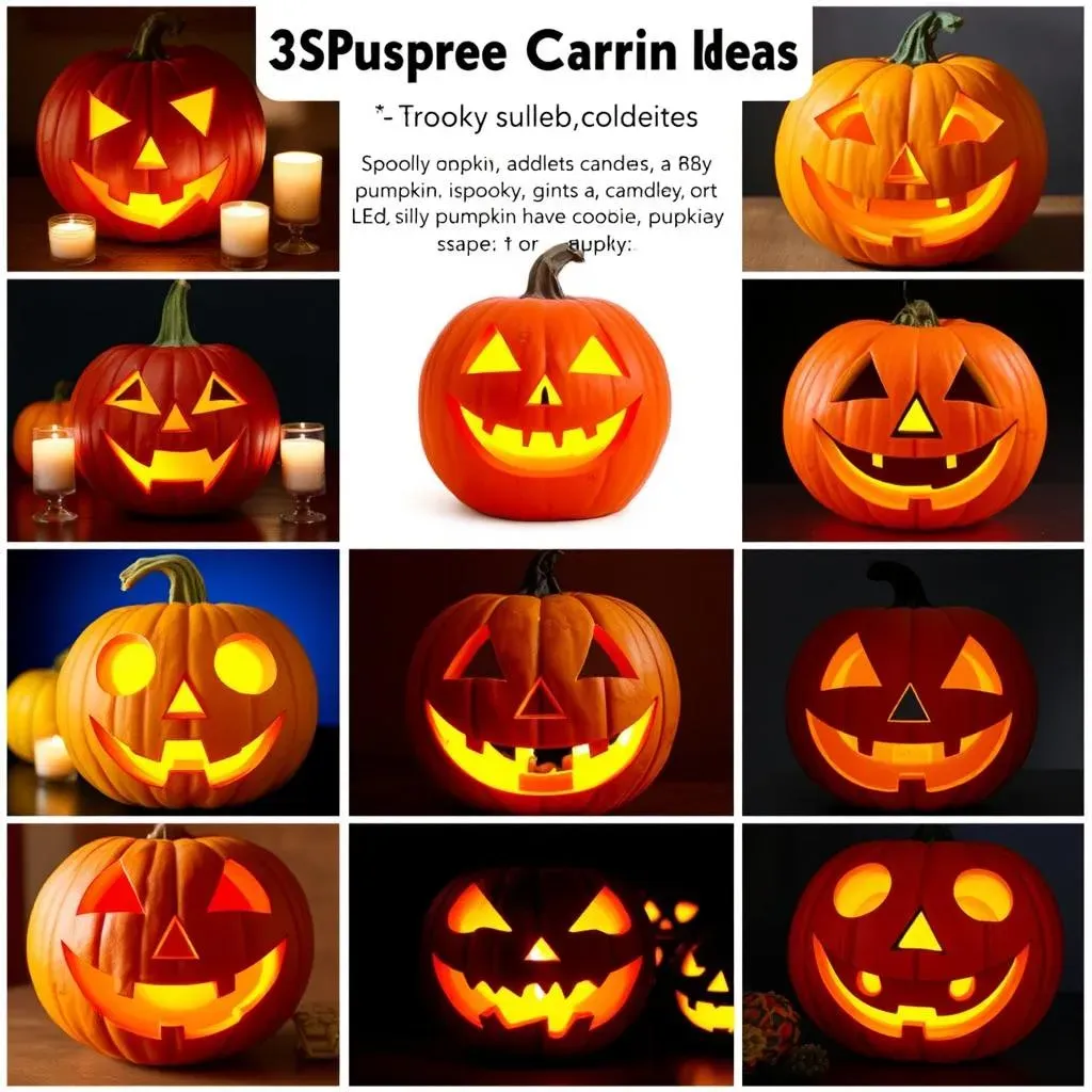 Simple Carving Ideas: From Spooky to Silly Pumpkins