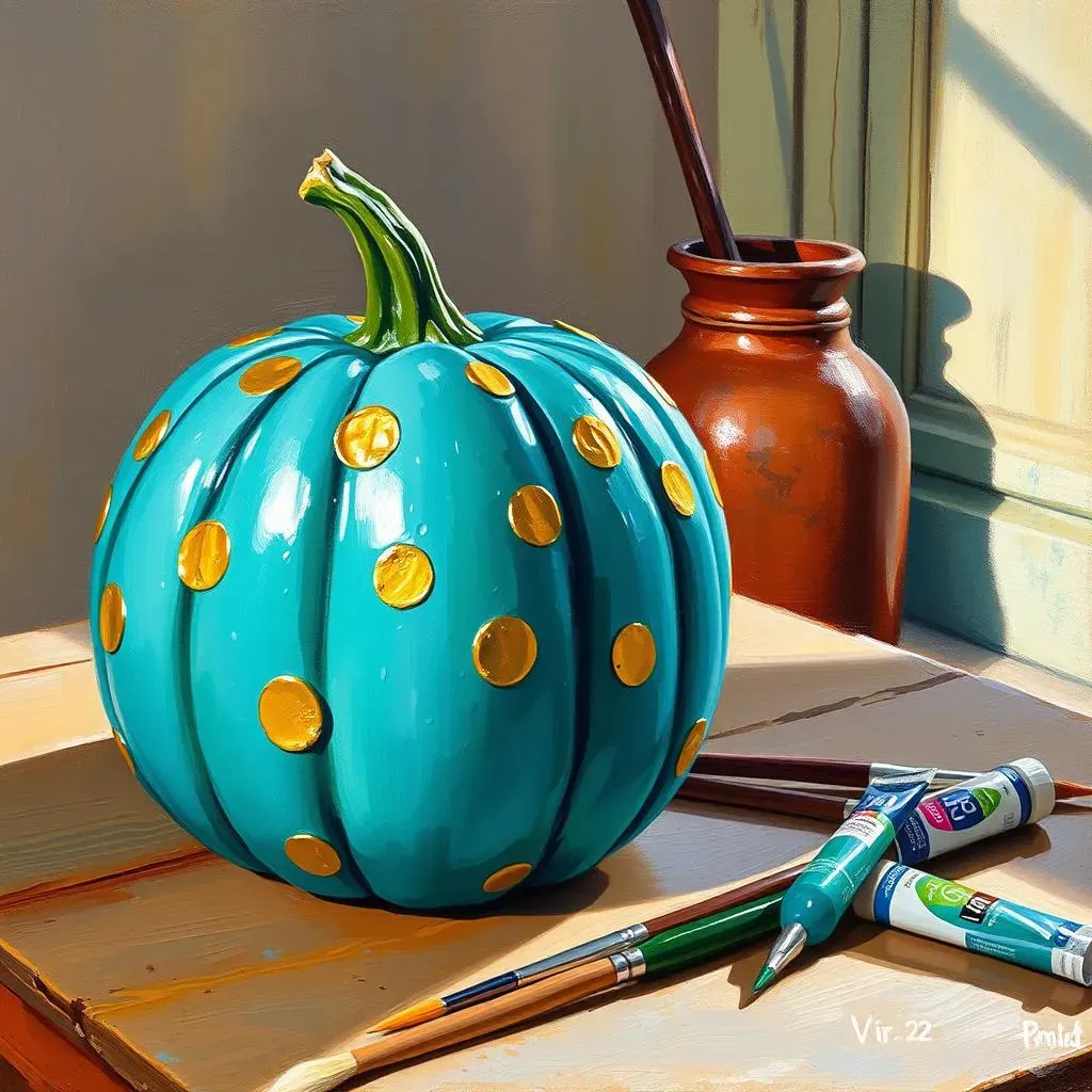 Simple Painted Pumpkin Ideas: A Splash of Color